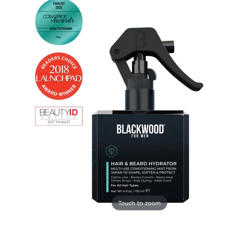 Blackwood For Men Hair & Beard Hydrator Spray - Natural Leave-In Conditioner